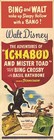 ICHABOD AND MISTER TOAD Movie POSTER 14x36 Insert Bing Crosby Eric Blore Basil