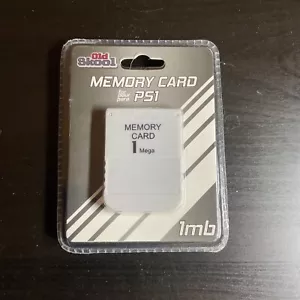 Tarjeta de memoria Old Skool PS1 Playstation 1 PSOne 15 bloques 1 MB **TOTALMENTE NUEVA ** - Imagen 1 de 1