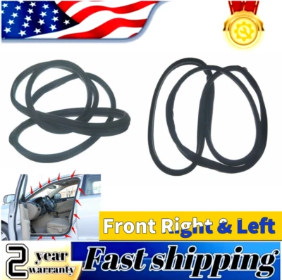 Front R L Door Rubber Weatherstrip Seal On Body For Honda Accord Sedan 2013-2017 - Image 1 of 4