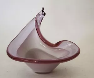 ► COPPA CENTROTAVOLA VETRO DI MURANO BICOLORE VINTAGE ANNI 70 ZUCCHERI DESIGN - Foto 1 di 4