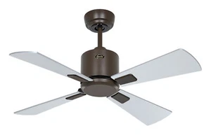 DC Ceiling fan without lights Low energy fan Remote Eco Neo 92 cm Bronze Wenge - Picture 1 of 6