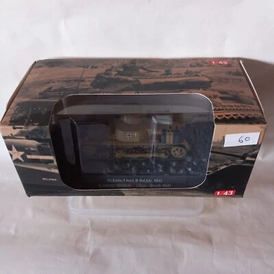 60-Tank Panzer Pz.Kpfw. I Ausf.B (Sd.Kfz. 101) Libya March 1941 1/43 Altaya - Immagine 1 di 3