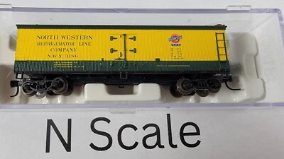 Atlas N Scale North Western 40' Wood Reefer NWX #3186 - Image 1 of 3