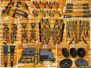 HPI Baja 5B Parts Bumper Guard Body Mount Spur Gear wing Servo Arm F/Bulk Head - Picture 1 of 25