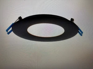 Lotus LED LY4RCS air tight black trim driver included 4 inch 9W 1 inch deep 41k - Picture 1 of 3
