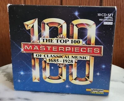 The Top 100 Masterpieces Of Classical Music 1685-1928: 10 CD SET,(Some Sealed) Foto 1 de 4