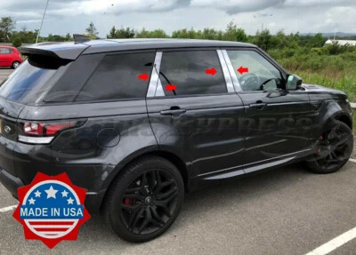 Cubierta de puerta Land Rover Range Rover Sport 2014-2021 8 piezas cromada con poste de pilar Foto 1 de 3