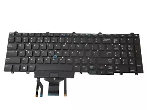 Dell Latitude E5550 Backlight US International Laptop Keyboard TF5M0 - Picture 1 of 3