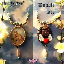 guardian angel lucky talisman pendant necklace amulet good luck jewelry locket