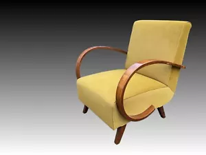 Jindrich Halabala Armchair In Art Deco, Mid-century, Retro, Vintage Design - Picture 1 of 16