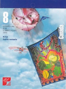 CANADA  BOOKLET # 221      KITES - Picture 1 of 2