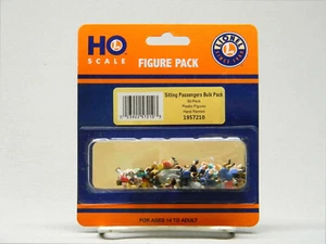 LIONEL HO SCALE SITTING PASSENGERS BULK PACK FIGURES 50pk people 1957210 NEW - Picture 1 of 2