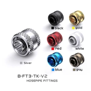Bykski Soft Tube G1/4'' Fitting For ID10-OD13/ID10-OD16/ID13-OD19mm Connector - Bild 1 von 18