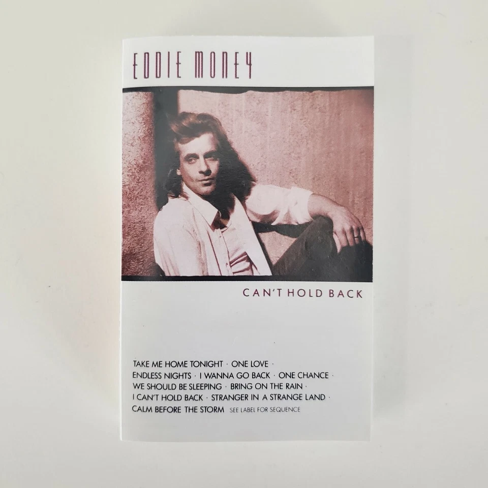 Eddie Money - Cassette - Can't Hold Back - Image 1 of 3