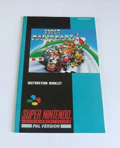 SUPER MARIO GOKART - SUPER NINTENDO / SNES INSTRUKCJA OBSŁUGI / INSTRUKCJA * W BARDZO DOBRYM STANIE * - Zdjęcie 1 z 3