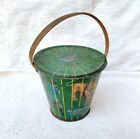 1950 Vintage Rare Dr Writers Sweets & Toffees Circus Lion Litho Tin Bucket TB977