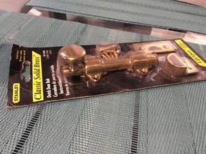 4 bulloni per porta Stanley olandese ottone massiccio CD80-3985 chiusura ottone decorativo - Foto 1 di 2