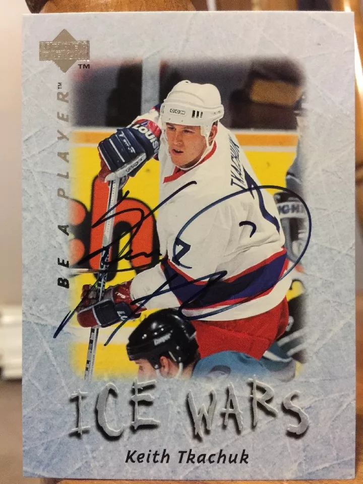 95-96 Be A Player Autographs Keith Tkachuk #S215 Winnipeg Jets - Image 1 of 1