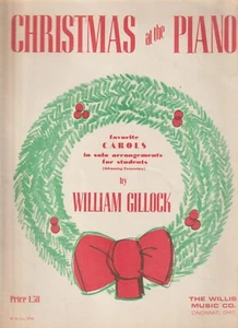 Christmas at the Piano Favorite Carols Words and Music Song Book 1968 - Picture 1 of 4