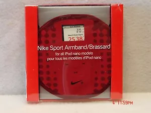 Nike Sport Armband iPod Nano Models - Red - Accessible Controls, For Apple - Picture 1 of 1