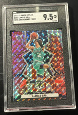 LAMELO BALL 2021-22 Panini Mosaic 75TH ANNIVERSARY PRIZM #251- SGC 9.5 MT Pop #1