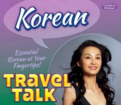 Travel Talk Korean - Over 800 Essential Words & Phrases PC Software Sealed New - Image 1 of 4