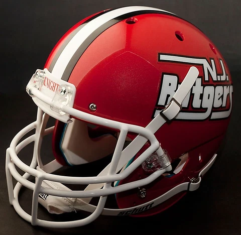 RUTGERS SCARLET KNIGHTS 1985-1986 Schutt XP Authentic GAMEDAY Football Helmet Cover