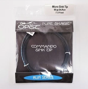 Punta de fregadero OPST Micro Skagit Commando - 7,5 pies, 60 granos S4 Run - Nuevo - Imagen 1 de 1