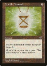 1x Marble Diamond MTG Magic Mirage Heavily Played