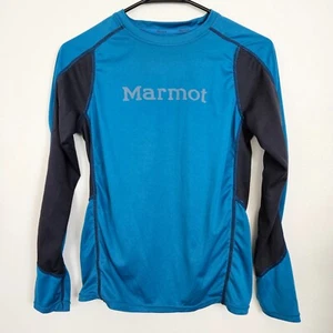 Marmot Youth Boys Long Sleeve Blue Water/Sun Shirt Size XL Outdoors Lake - Picture 1 of 8