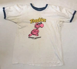 Vtg 70s Freakies Cereal ‘Goody-Goody’ Ringer Tshirt Small - Picture 1 of 12