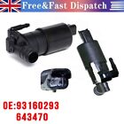 For Renault Clio Laguna Scenic Twingo Modus Dual Windscreen Washer Pump UK