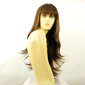 Parrucca donna lunga cioccolato mechato rame : kenta 627c - Imagen 1 de 8