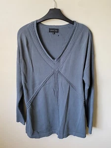 Label Lab Jumper Top size 14 v neck rib sleeve - Picture 1 of 2