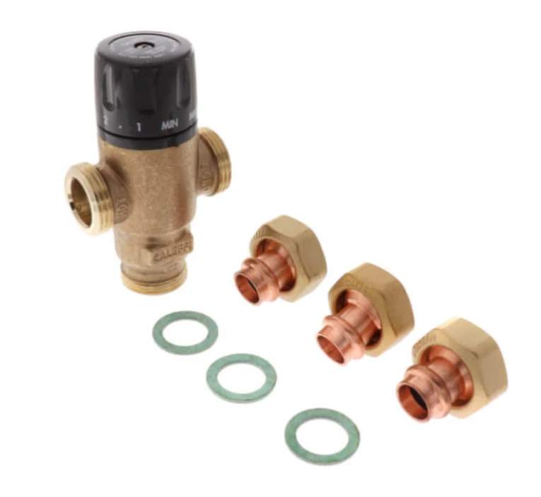 CALEFFI 521406A Caleffi 521406A MixCal 3-way Mixing Valve 1/2 Press