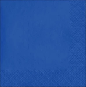 Creative Converting Touch of Color 3-Ply Paper Lunch Napkins, 50 Count, Cobalt - Picture 1 of 4