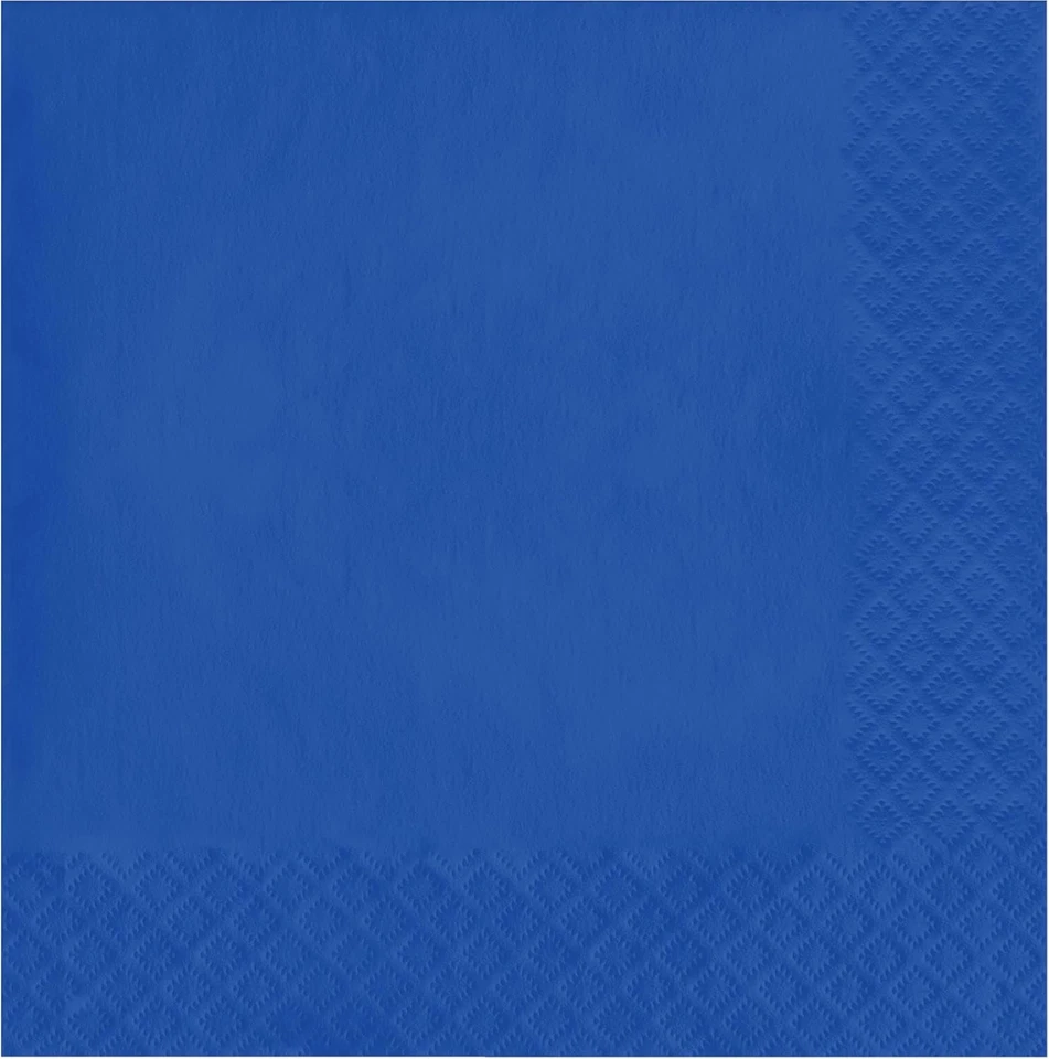 Creative Converting Touch of Color 3-Ply Paper Lunch Napkins, 50 Count, Cobalt - Image 1 of 4