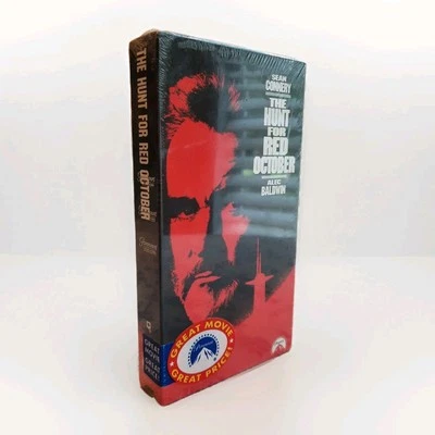The Hunt for Red October (1990) - VHS - Brand New - Factory Sealed Foto 1 de 3