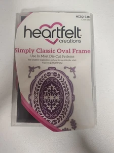 Heartfelt Creations Simply Classic ovaler Rahmen Deko Stanzen Bastelset - Bild 1 von 6