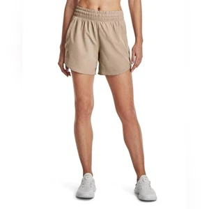 Women's Under Armour Flex Woven Short, Tan, Small, Pre-owned - Picture 1 of 13