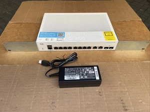 Cisco Business 350 Series 8-Port Gigabit Managed Switch CBS350-8T-E-2G - Picture 1 of 18