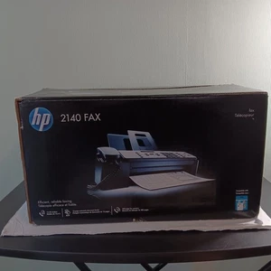 New/open Box HP 2140 Black Ink Fax Machine - Picture 1 of 9