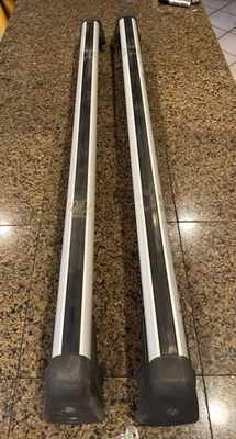 BMW E53 X5 2000-06 genuino OEM portaequipajes techo barras de carga cruzada base Foto 1 de 4