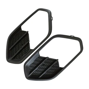 Paar Nebelscheinwerfer Rahmen Abdeckung Schwarz passt für 17-18 Ford Escape Kuga - Picture 1 of 3