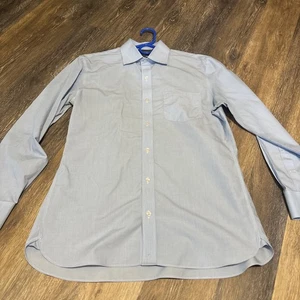 Bonobos Shirt Men Size 16/32 Slim Fit Long Sleeve Button Up Light Blue - Picture 1 of 12