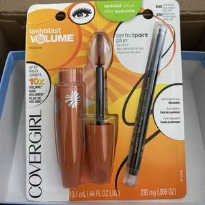 Covergirl Lash Blast Volume Mascara 800 Very Black & Perfect Point Pencil Onyx - Picture 1 of 2