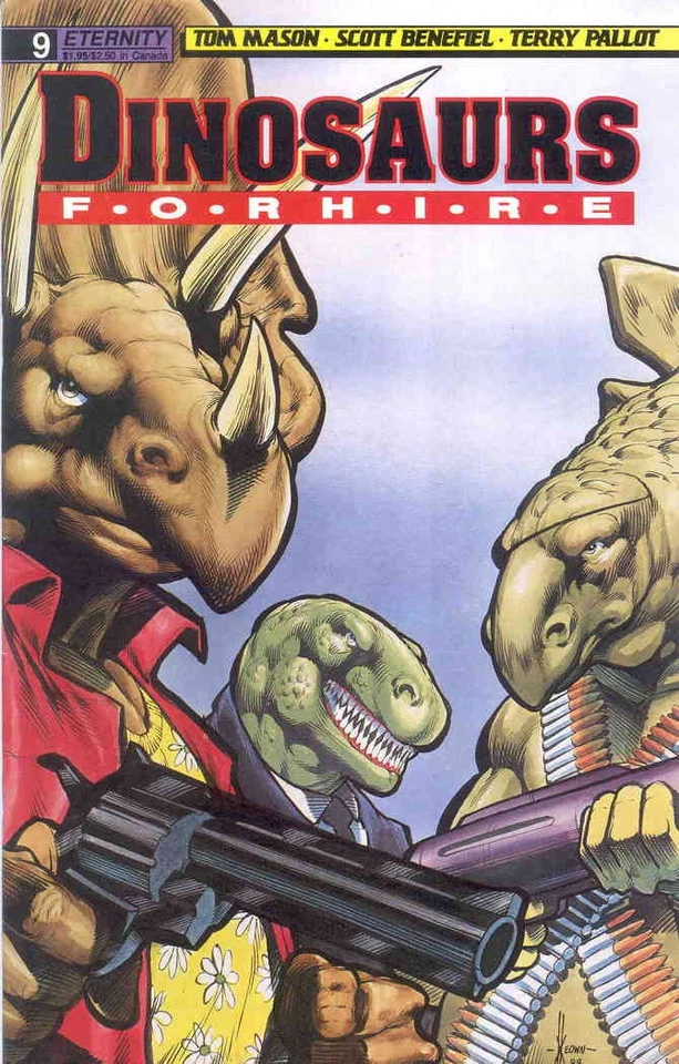 Dinosaurs For Hire (Eternity) #9 FN; Eternity | Dale Keown - Last Issue - w/Bag+ - Image 1 of 1