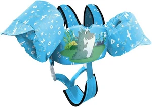 Kids Swim Vest Life Jacket for 30-55 Pounds Boys and Girls 2-7 Toddler Floaties - Picture 1 of 3