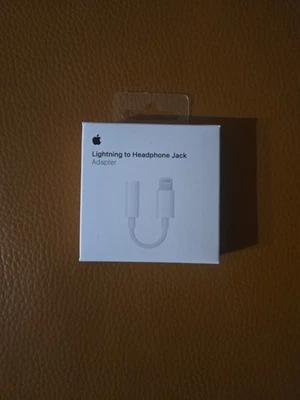 OEM Apple Lightning to Headphone 3.5mm Jack Adapter - White MMX62AM/A - Image 1 of 2