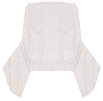 1967-69 Camaro Firebird; Convertible Top; for Plastic Rear Window; White - Image 1 of 3